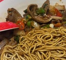 Sausage and Liver Noodles