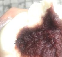 Rose Red Bean Bun