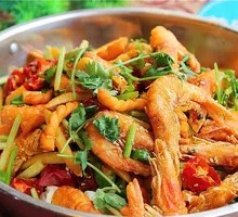 Spicy Dry Pot Shrimp