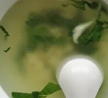 Spinach Tofu Soup