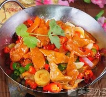 Spicy Pork Intestines Stir-fry