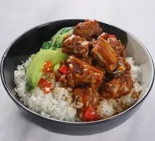 Pork Rib Rice Bowl