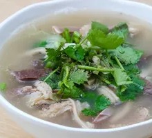Beef Noodle and Tofu Skin Soup
