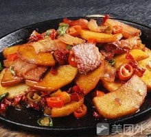 Potato and Pork Slices
