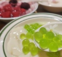 Green Grape Tofu Pudding