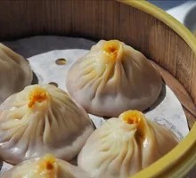 Crab Roe Soup Dumplings
