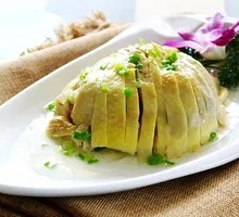 Scallion-Flavored Boiled Chicken