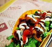Chicken Double Corn Crispy Tacos