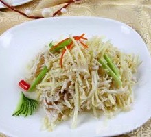 Golden Needle Mushroom and Egg Stir-fry