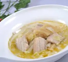 Salted Chicken with Napa Cabbage