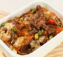 黑椒牛肉焗饭