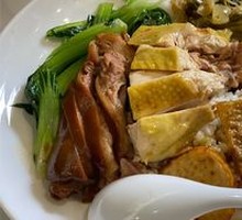 Pork Trotter and White-Cut Chicken Rice