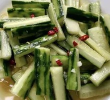 Garlic Cucumber Salad
