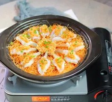 Garlic Butter Shrimp with Vermicelli