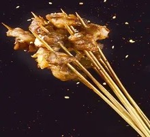 Fried Pork Rib Skewers