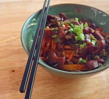 Braised Intestine with Dried Tofu