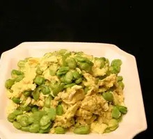 Fava Bean and Egg Stir-fry