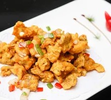 Salted Egg Fried Frog