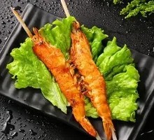 Grilled Large Green Shrimp