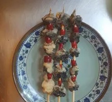 Screw Shell Meat Skewers (2 Skewers)