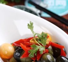 Chopped Chili Quail Eggs