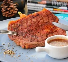 Sizzling Pork Cutlet and Beef Rice