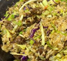 Pepper Beef Rice on Iron Plate