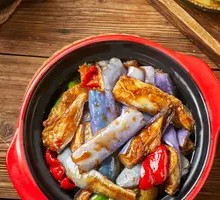 Braised Eggplant in Abalone Sauce