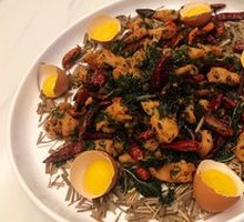 Mango Egg Yolk Spicy Chicken