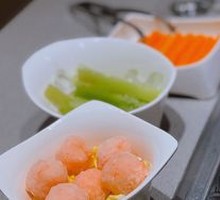 Salted Egg Yolk Shrimp Balls