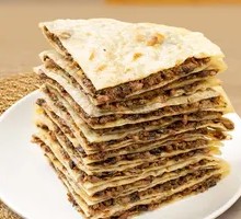 Fermented Mustard Green Pork Pancake