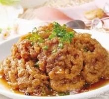 Braised Lotus Root with Pork Filling