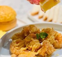 Lime Mustard Shrimp Balls
