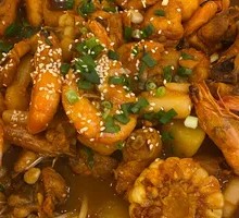 Chicken and Shrimp Stew