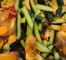 Cucumber and Century Egg Salad