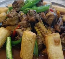 Stewed and Stir-fried Chicken