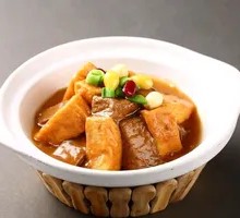 Braised Tofu with Abalone Sauce