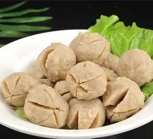 Flower-shaped Beef Meatballs