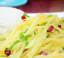 Spicy and Sour Potato Noodles with Rice