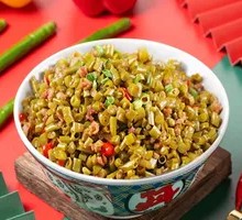 酸豆角炒肉末