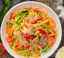 Beef Stir-Fried Noodles
