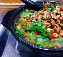 Spicy Hot Pot with Potato Noodles