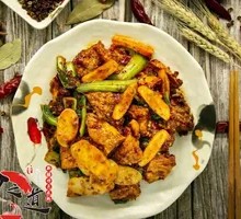 Beef Stir-Fried Naan