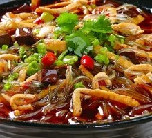 Crispy Pork and Tofu Dish