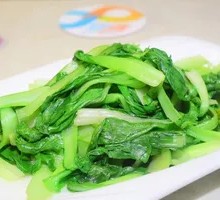 Garlic Stir-Fried Greens