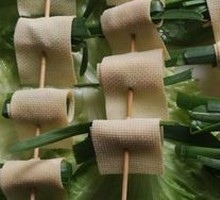 Tofu Rolls with Leeks