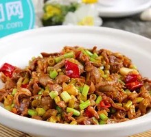 Spicy and Sour Chicken Gizzard Rice Bowl