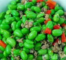 Minced Meat with Fresh Green Beans