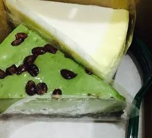 Matcha Red Bean Cheesecake