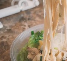 Chicken and Mushroom Noodles